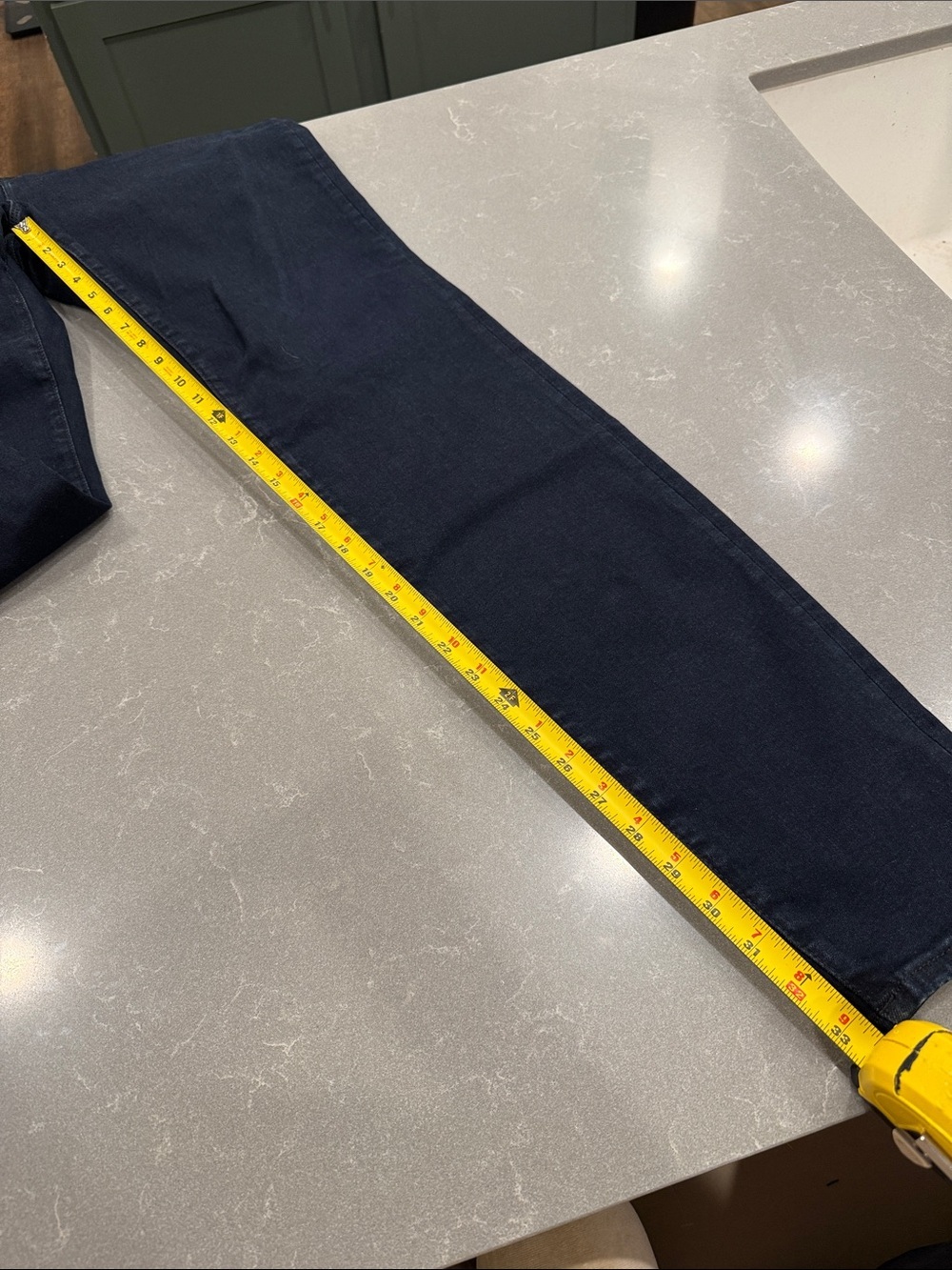 Good American Dark Navy High Rise Women's Jeans tall / long - Picture 5 of 6
